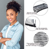 WILLBOND 4 Pcs Banana Hair Clips for Women Large Small Comb Vintage Clincher Banana Grip Clip Styling Accessories Gift f
