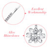 Lurrose Rhinestone Bobby Pins Decorative Bobby Pins for Womens Hair Bridal Hair Clip for Women Girls