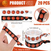 Hanaive 20 Pcs Basketball Hair Accessories Basketball Hair Ties Elastic Ponytail Holders No Crease Ribbon for Team Sport