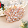 EVER FAITH 1920s Wedding Hair Accessories Austrian Crystal Bridal Art Deco Vintage Headpiece Side Comb for Women Bride C
