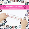 TailaiMei 30 Pcs Hair Spiral TailaiMei No Crease Coil Hair Ties Phone Cord Hair Ties for Thick Hair Women Ponytail Holde