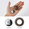 30 Pcs Spiral Hair Ties No Crease Coil Hair Ties Phone Cord Hair Ties for Thick Hair Women Ponytail Holder Elastics