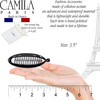 Camila Paris NV138 French Extra Small Banana Clip Hair Comb for Fine Hair Classic Banana Clips Hair for Thin Hair Ponyta