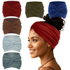 YONUF Wide Headbands For Women Extra Large Headband Twisted Knot Head Bands For Womens Hair Band Scarf Turban Accessorie