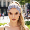 CAKURE Wide Headbands African Head Wraps Extra Wide Turban Headband Yoga Running Hair Accessories for Women Pack of 4