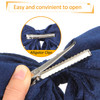 4 Pieces Velvet Bow Hair Clips Big Alligator Hair Barrettes Accessories for Baby Toddlers Girls WomenRed Green Black Nav