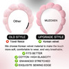 Luckybear Spa Headband for Washing Face Velvet Makeup Headband Bubble Skincare Head bands with Face Wash Wristbands Spon