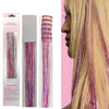47 Holographic Hair Tinsel Shining Gold Professional Sparkle HeatResistant Silk Extensions Hair Accessories for Girls Pa