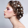 40 Packs Pearl Hair Pins Bridal Wedding White Pearl Hair Accessories Bobby Clips for Brides and BridesmaidsMix Size