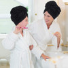 SINLAND Microfiber Hair Drying Cap Hair Towel Turban Twist for Women Fast Drying Towels Head Turban Absorbent Soft Light