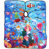 DOKKIA Barber Hair Cutting Cape Kids Children Toddler Boys Girls Hairdressing Salon Styling Cloth Apron Cover Gown Sea W
