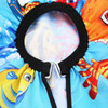 DOKKIA Barber Hair Cutting Cape Kids Children Toddler Boys Girls Hairdressing Salon Styling Cloth Apron Cover Gown Sea W