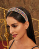 Wecoe 1pc Rhinestone Headband Women Girls Thick Padded Headband Bling Glitter Sparkly Colorful Diamond Head Band Fashion
