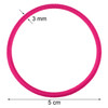 TecUnite 200 Pieces No Metal Hair Elastics Bulk Rubber Bands Hair Ties Ponytail Holders for WomenCute Color