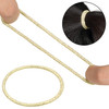 TecUnite 100 Pieces Gold Hair Ties Set Rubber Bands and Hair Bobby Pins Nometal Elastic Ties Ponytail Accessories for Wo
