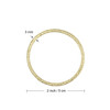 TecUnite 100 Pieces Gold Hair Ties Set Rubber Bands and Hair Bobby Pins Nometal Elastic Ties Ponytail Accessories for Wo