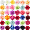 Waydress 30 Packs 4 Inch Flower Hair Clip Rose Hair Accessories Floral Hairpin Brooch Flowers Pin Brooch for Bridal Head