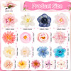 Thrilez Hair Clips 26Pcs Flower Hair Clips for Women Flower Hair Accessories Hawaiian Boho Hairclip for Girls Silk Flowe