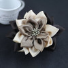 Merdia Hair Clip Flower Design Hair Claw Clips for Women Polyester Plastic Plaster Hair Clips Sturdy Hold Ideal for All