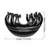 Youxuan 4 Inch Hair Claw for Women Pretty Clip Grip for Thick Hair Black