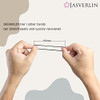 JASVERLIN Small Rubber Bands for Hair Black Mini Hair Ties Elastics Bands for Little Girls Baby Toddler Braids Styling A