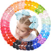 CLLOT Big Bows for Girls 40 PCS Grosgrain Ribbon Boutique 6 Inch Hair Bow Alligator Clips For Girls Teens Toddlers Kids