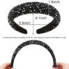 AHONEY 2 Pack Rhinestone Headband Sequin Beaded Pearls Head Band Glitter Cute Headband Birthday Prom Hair Accessories Fo