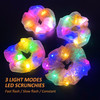 MUYANN Light Up Scrunchies Hair 80s Valentines Day LED Hair Accessories for Women Mothers Day Gift Hair Ties Bands Girl