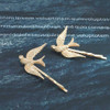 Olbye Sparrow Hair Pins Gold Bird Hair Clip Bridal Hair Accessories For Women 2 Pcs