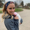 DRESHOW 6 Pack Boho Cotton NonSlip Headbands for Women Girls Yoga Workout Running Knotted Turban Floral Elastic Head Wra