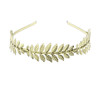 Fodattm Womens Greek Roman Laurel Leaf Headband Metal Branch Crown Headdress French Hair Accessory for Bridal Ancient Cy