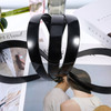 HESTYA 20 Pcs 1 Inch Black Plastic Headbands for Women Plain Craft Hairband with Teeth DIY Hair Accessories Headwear for