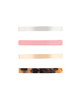 Goody Stay Tight Fine Hair Barrettes 4 Ct Assorted Colors SlideProof Flat Clips Comfortable Versatile Styling Accessorie