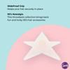 Goody Nostalgia Large Star Claw Clip 1 Ct Secure Grip Hair Clip for Women Men Boys Girls Comfortable Fun Hair Styling Ac