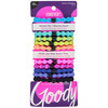 Goody Ouchless Forever Hair Elastics 10 Ct Assorted Neon DamageFree Bands 3X Stronger Hair Ties Retainable Shape 16 Stra