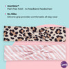 Goody LowProfile Head Wraps 2 Ct Cheetah Stripe DamageFree Hold AllDay Comfort Soft Stretchy Head Wraps for Women Men Se