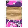 Goody Ouchless Hair Elastics No Pull No Breakage TangleFree Hold for Thick Curly Coily Textured Hair 15 Count Blonde Lon