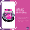 Goody Forever Scrunchies 2 Count Black Dots PainFree Hair Accessories for Men Women Boys Girls Style with Ease Keep Your