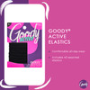Goody Ouchless Seamless Hair Elastics 8 Ct Black DamageFree Gentle Hold Elastic Ties No Snag or Pull For All Occasions C