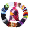 ADRIONE Velvet Scrunchies for Women Girls Kids 60 Bulk Pack Soft Hair Scrunchie Hair Ties Scrunchy for Thick Curly Mediu
