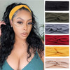 XTREND 6 Pcs Headbands for Women Twisted Cross Elastic Head Bands Yoga Workout Headband NonSlip Sweat Soft Headbands Sol