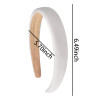 Padded Grey Headband for Women Wide NonSlip Fabric Hairband Thick Sponge Hoop Hair Accessory for Girls