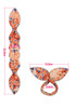 LOVEF 6Pcs Womens Korean Magic Cute Rabbit Bunny Ear Sponge Hair Styling Tools Polka Dot Bow Bun Maker Curler Twist for