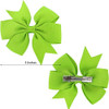 40Piece 3 Inch Boutique Grosgrain Ribbon Pinwheel Hair Bows Alligator Clips For Girls Babies Toddlers Accessories Teens
