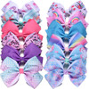 Eyegla Hair Bows For Girls 5 Inch Bow Hair Clips Girl Hair Bows For Hair Grosgrain Ribbon Hair Accessories Pack of 12 Co