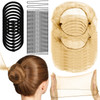 YGDZ 50cm Hair Nets for Buns 40pcs Light Coffee Nylon Mesh Hair Accessories for Ballet Girls Food Service Sleeping Wig W