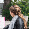 HairZing Clip Medium Stretchy Banana Hair Clips for Women Snug Comb Clips for Thick Thin and Curly Hair Comfortable Hold