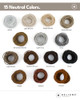 Heliums Thin Hair Elastics Light Brown 2mm Ties for Thin Hair 175 Inch Medium Hold No Damage Ponytail Holders 40 Count
