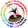 CLLOT Baby Hair Ties with Bows50pcs 2inch Baby Hair Bows Durable Rubber Bands Ponytail Holders Toddler Essential Hair Ac