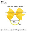 CLLOT Baby Hair Ties with Bows50pcs 2inch Baby Hair Bows Durable Rubber Bands Ponytail Holders Toddler Essential Hair Ac